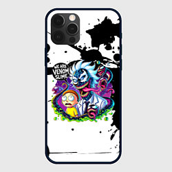 Чехол для iPhone 12 Pro Max Venom-Rick and Morty - blots, цвет: 3D-черный