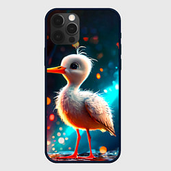 Чехол для iPhone 12 Pro Max Аистенок, цвет: 3D-черный