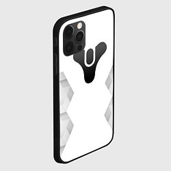 Чехол для iPhone 12 Pro Max Destiny white poly, цвет: 3D-черный — фото 2