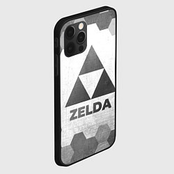 Чехол для iPhone 12 Pro Max Zelda - white gradient, цвет: 3D-черный — фото 2