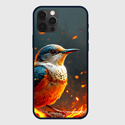 Чехол для iPhone 12 Pro Max Кукушка в огне, цвет: 3D-черный