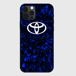 Чехол для iPhone 12 Pro Max Toyota blue energy, цвет: 3D-черный