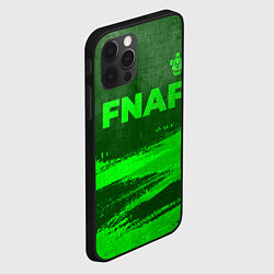 Чехол для iPhone 12 Pro Max FNAF - green gradient посередине, цвет: 3D-черный — фото 2