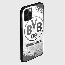 Чехол для iPhone 12 Pro Max Borussia - white gradient, цвет: 3D-черный — фото 2