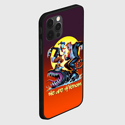 Чехол для iPhone 12 Pro Max Two Donalds and Venom - meme, цвет: 3D-черный — фото 2