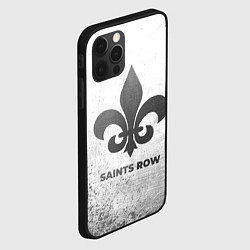 Чехол для iPhone 12 Pro Max Saints Row - white gradient, цвет: 3D-черный — фото 2