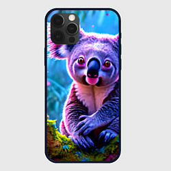 Чехол для iPhone 12 Pro Max Коала на дереве, цвет: 3D-черный
