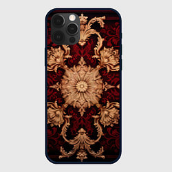 Чехол для iPhone 12 Pro Max Классический красный ковер, цвет: 3D-черный