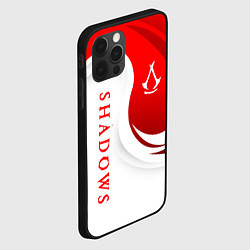 Чехол для iPhone 12 Pro Max Assassins creed - shadows, цвет: 3D-черный — фото 2