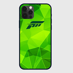 Чехол для iPhone 12 Pro Max Forza Horizon green poly, цвет: 3D-черный