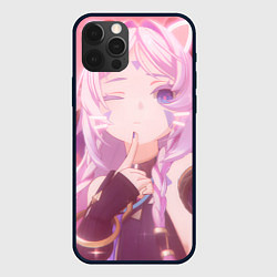 Чехол для iPhone 12 Pro Max Genshin Impact Ситлали нэко, цвет: 3D-черный