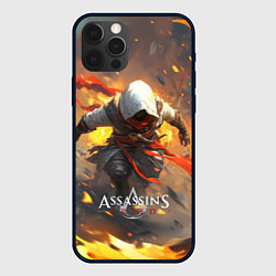 Чехол для iPhone 12 Pro Max Assassins Creed, цвет: 3D-черный