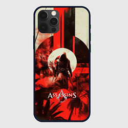 Чехол для iPhone 12 Pro Max Assassins Creed ninja, цвет: 3D-черный