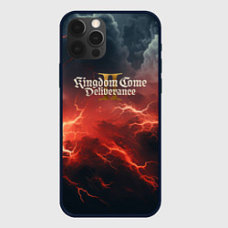 Чехол для iPhone 12 Pro Max Kingdom Come Deliverance 2 красное небо, цвет: 3D-черный