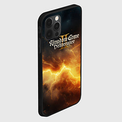 Чехол для iPhone 12 Pro Max Logo Kingdom Come Deliverance 2, цвет: 3D-черный — фото 2