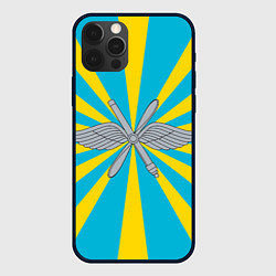 Чехол для iPhone 12 Pro Max Военно-воздушные силы, цвет: 3D-черный