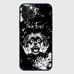 Чехол для iPhone 12 Pro Max Pink Floyd рок пес, цвет: 3D-черный