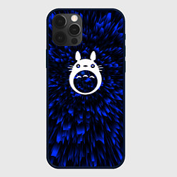 Чехол для iPhone 12 Pro Max Totoro blue energy, цвет: 3D-черный