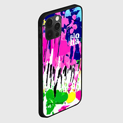 Чехол для iPhone 12 Pro Max Colorful abstraction - aloha, цвет: 3D-черный — фото 2