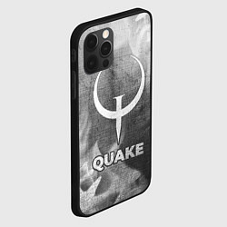 Чехол для iPhone 12 Pro Max Quake - grey gradient, цвет: 3D-черный — фото 2