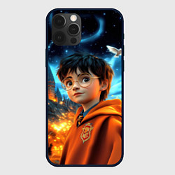 Чехол для iPhone 12 Pro Max Гарри Поттер в оранжевой мантии, цвет: 3D-черный