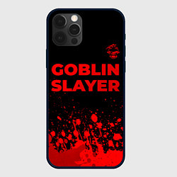 Чехол для iPhone 12 Pro Max Goblin Slayer - red gradient посередине, цвет: 3D-черный