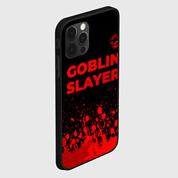 Чехол для iPhone 12 Pro Max Goblin Slayer - red gradient посередине, цвет: 3D-черный — фото 2