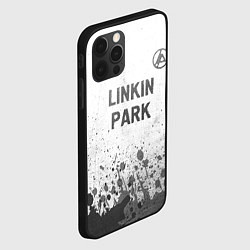 Чехол для iPhone 12 Pro Max Linkin Park 2024 - white gradient посередине, цвет: 3D-черный — фото 2