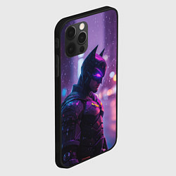 Чехол для iPhone 12 Pro Max Бэтмен под дождем, цвет: 3D-черный — фото 2