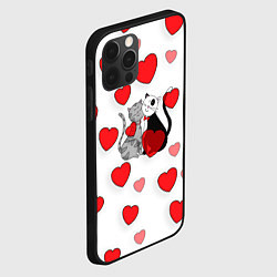 Чехол для iPhone 12 Pro Max Атмосфера любви, цвет: 3D-черный — фото 2