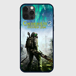 Чехол для iPhone 12 Pro Max Герой Chernobylite 2 exclusion zone, цвет: 3D-черный