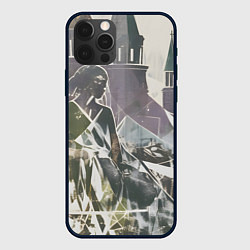 Чехол для iPhone 12 Pro Max Отпечаток силуета, цвет: 3D-черный