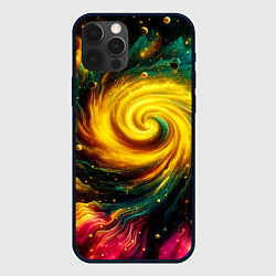 Чехол для iPhone 12 Pro Max Neon space - ai art fantasy, цвет: 3D-черный
