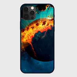Чехол для iPhone 12 Pro Max Взрыв планеты, цвет: 3D-черный