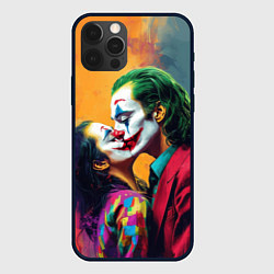 Чехол для iPhone 12 Pro Max Любовь Джокера, цвет: 3D-черный