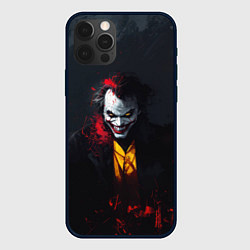 Чехол для iPhone 12 Pro Max Джокер в красной краске, цвет: 3D-черный
