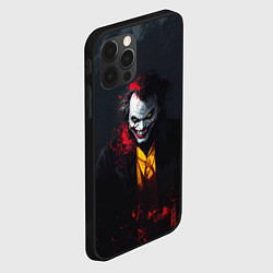 Чехол для iPhone 12 Pro Max Джокер в красной краске, цвет: 3D-черный — фото 2