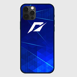 Чехол для iPhone 12 Pro Max Need for Speed blue poly, цвет: 3D-черный