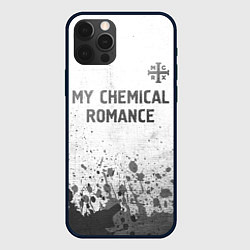 Чехол для iPhone 12 Pro Max My Chemical Romance - white gradient посередине, цвет: 3D-черный