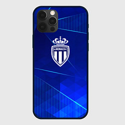 Чехол для iPhone 12 Pro Max Monaco blue poly, цвет: 3D-черный