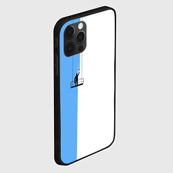 Чехол для iPhone 12 Pro Max Моляр красит стену, цвет: 3D-черный — фото 2