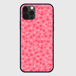 Чехол для iPhone 12 Pro Max Красные коралловые пузыри, цвет: 3D-черный