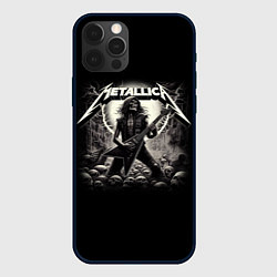 Чехол для iPhone 12 Pro Max Metallica - guitar solo, цвет: 3D-черный