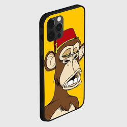 Чехол для iPhone 12 Pro Max NFT ape monkey, цвет: 3D-черный — фото 2