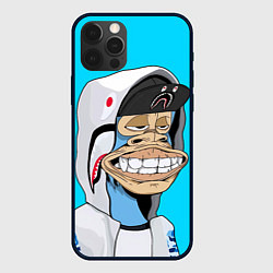 Чехол для iPhone 12 Pro Max NFT ape in the hood, цвет: 3D-черный