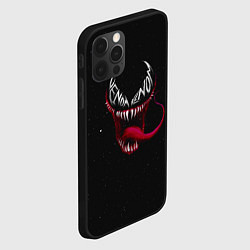 Чехол для iPhone 12 Pro Max Веном в темноте, цвет: 3D-черный — фото 2