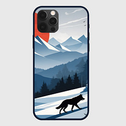 Чехол iPhone 12 Pro Max Лиса в горах