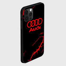 Чехол для iPhone 12 Pro Max Audi storm, цвет: 3D-черный — фото 2