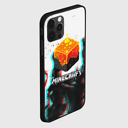 Чехол для iPhone 12 Pro Max Minecraft glitch, цвет: 3D-черный — фото 2