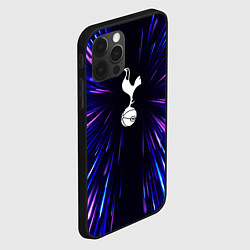 Чехол для iPhone 12 Pro Max Tottenham neon energy, цвет: 3D-черный — фото 2